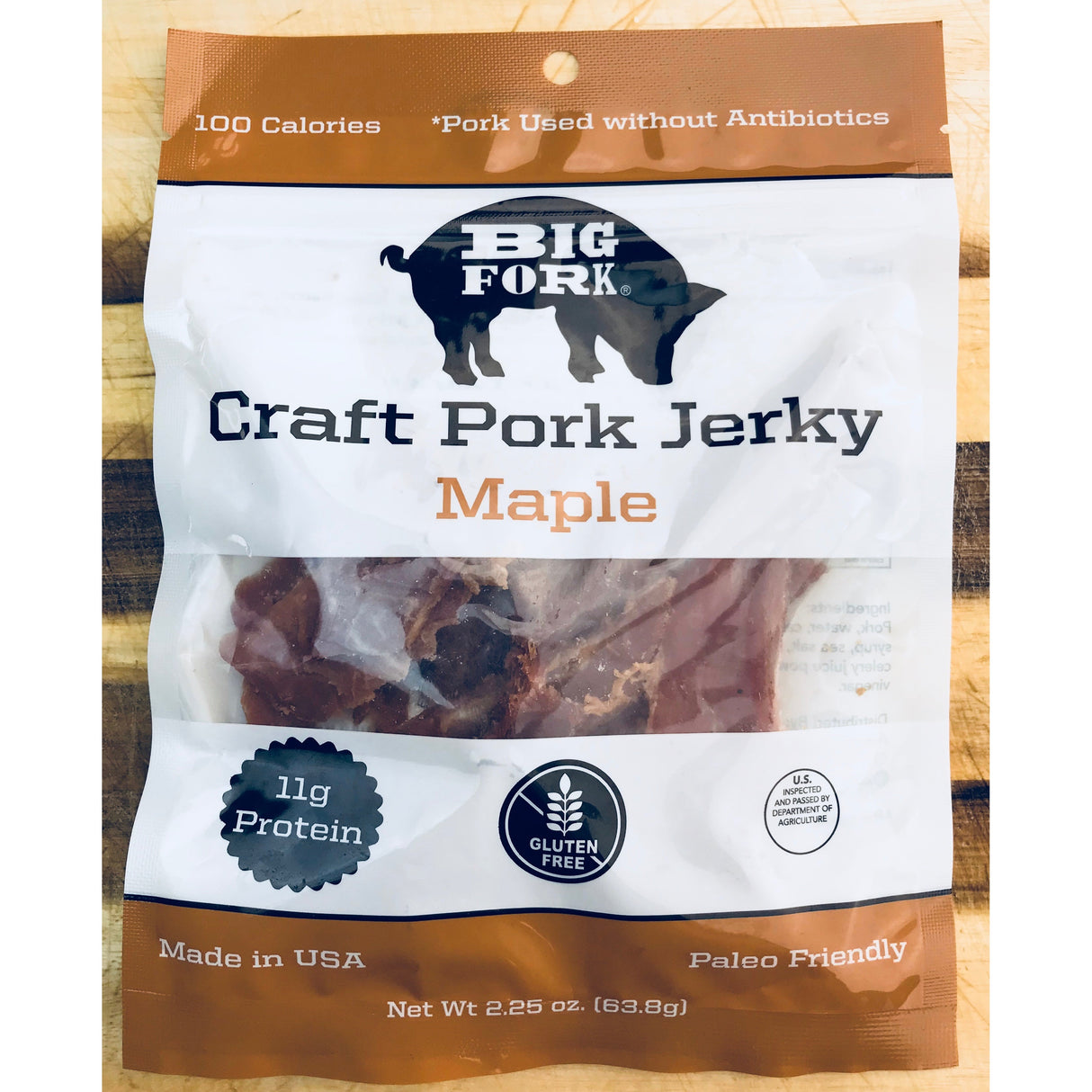 Jerky, Pork, Maple,8 - 2.25 OUNCE