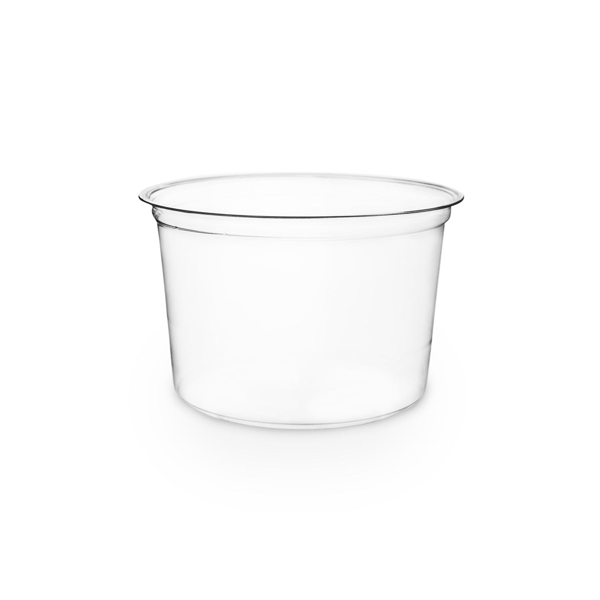 Containers, Deli, 16 Ounce, Plastic, Clear, Round, PLA,10 - 50 COUNT