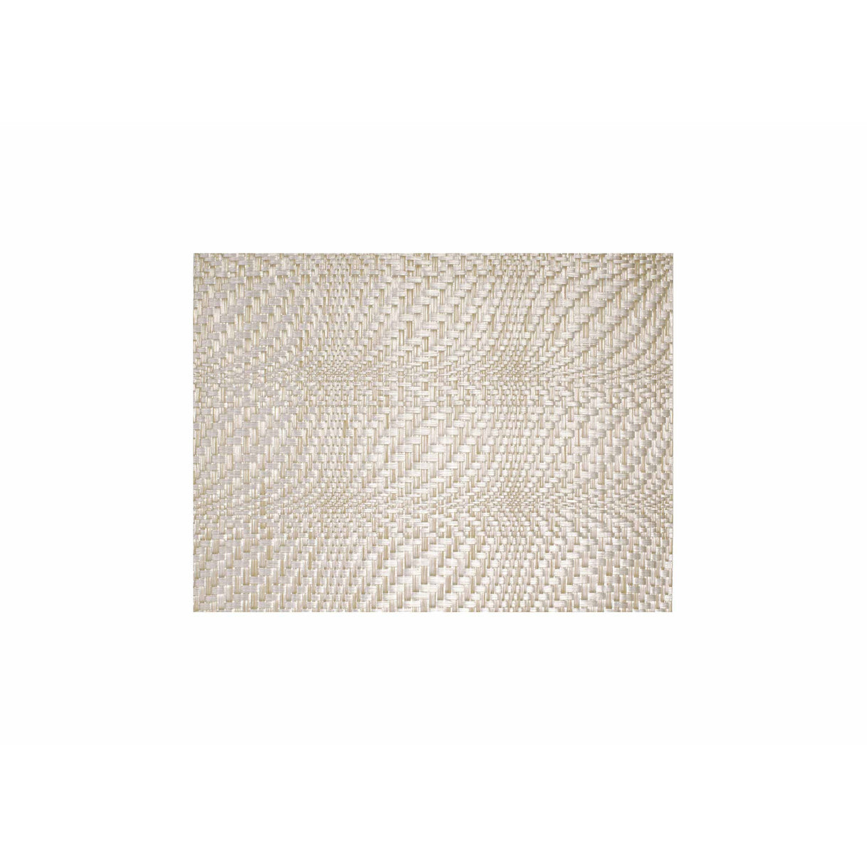 Placemats, Basketweave, 16 x 12 Inch, Pearl, Vinyl,12 - 1 EACH