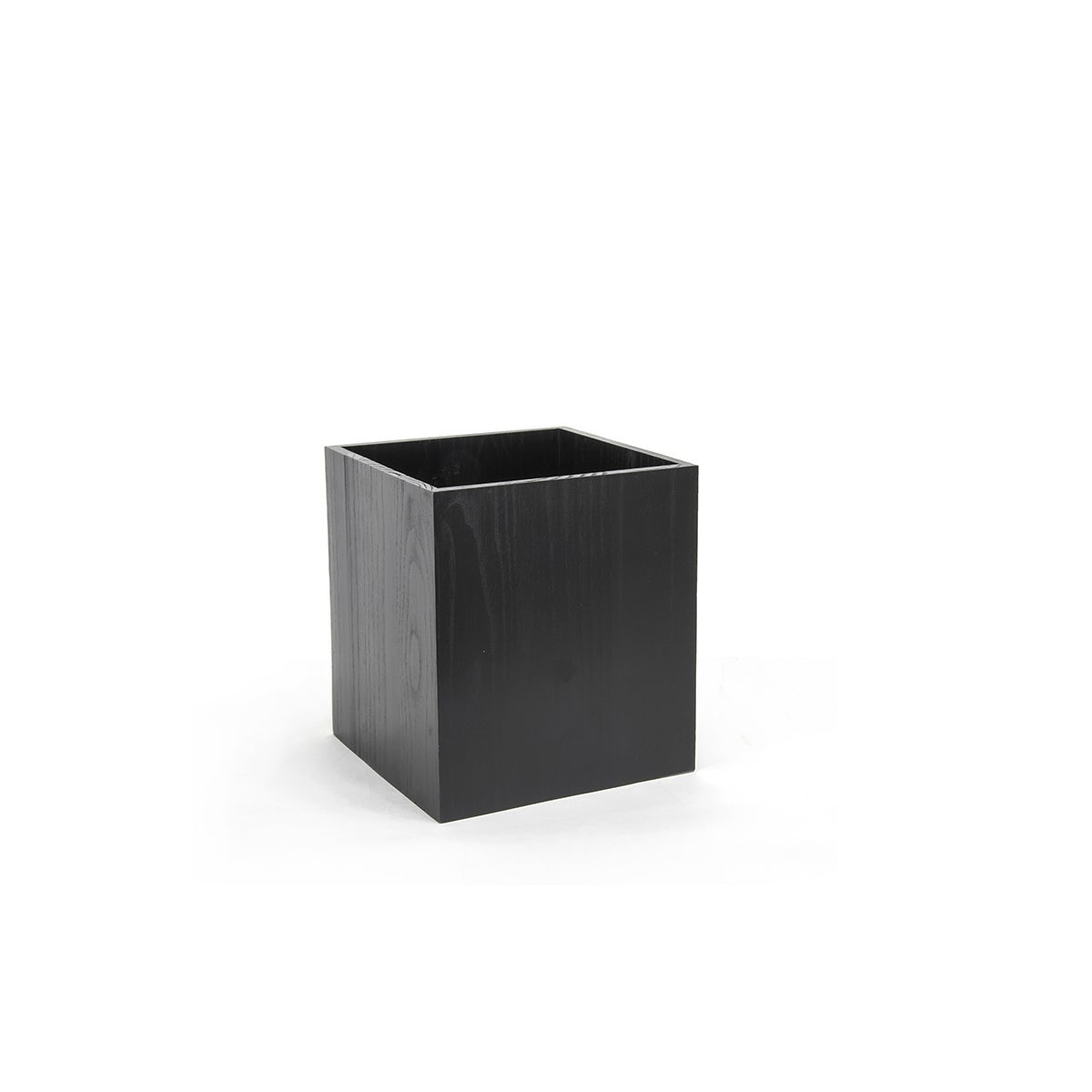 Risers, Cube, 8 x 8.75 Inch, Black, Bamboo,2 - 1 COUNT