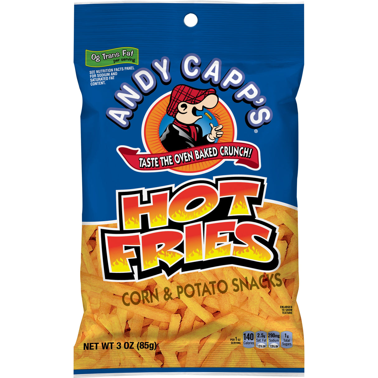 Snacks, Corn & Potato, Hot Fries, Single-Serve,35 - 3 OUNCE