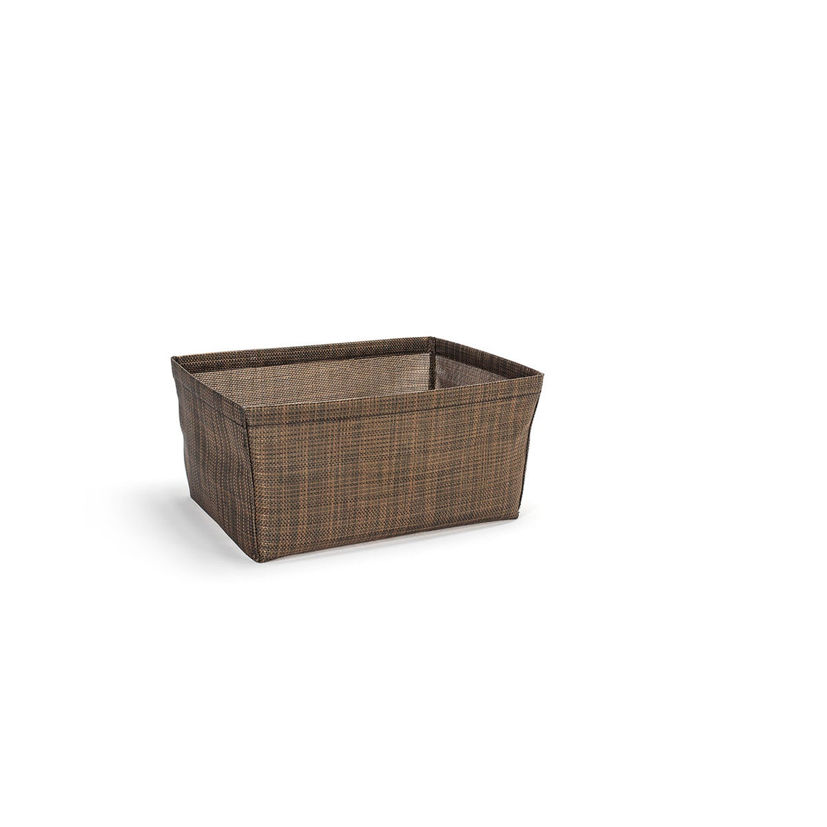 Baskets, Deep, 12.25 x 9.5 x 5.75 Inch Half-Size, Mesh, Copper, Woven Vinyl,4 - 1 COUNT
