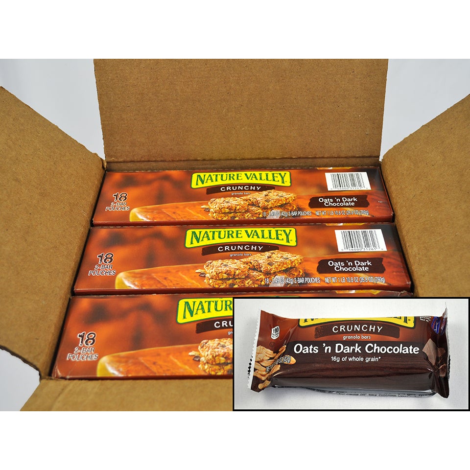 Bars, Crunchy Granola, Dark Chocolate, 1.49 Ounce,6 - 18 COUNT