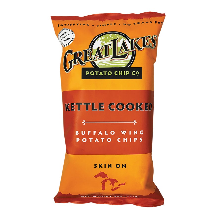 Chips, Potato, Kettle, Buffalo Wing, Bulk,12 - 8 OUNCE