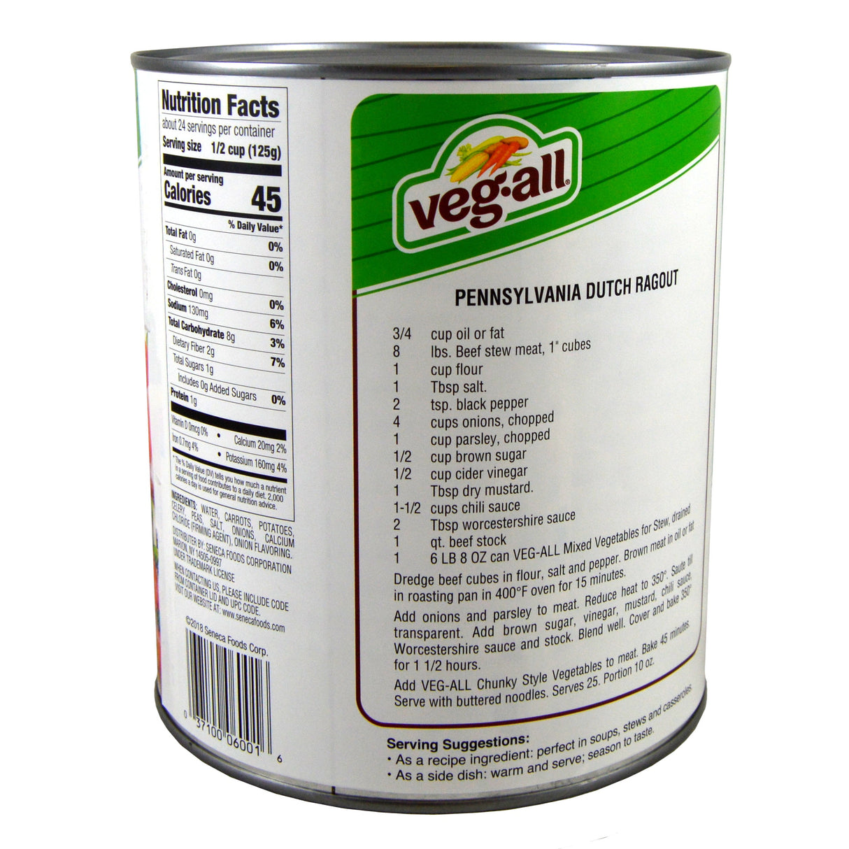 Vegetables, Mixed, for Stew,6 - 104 OUNCE