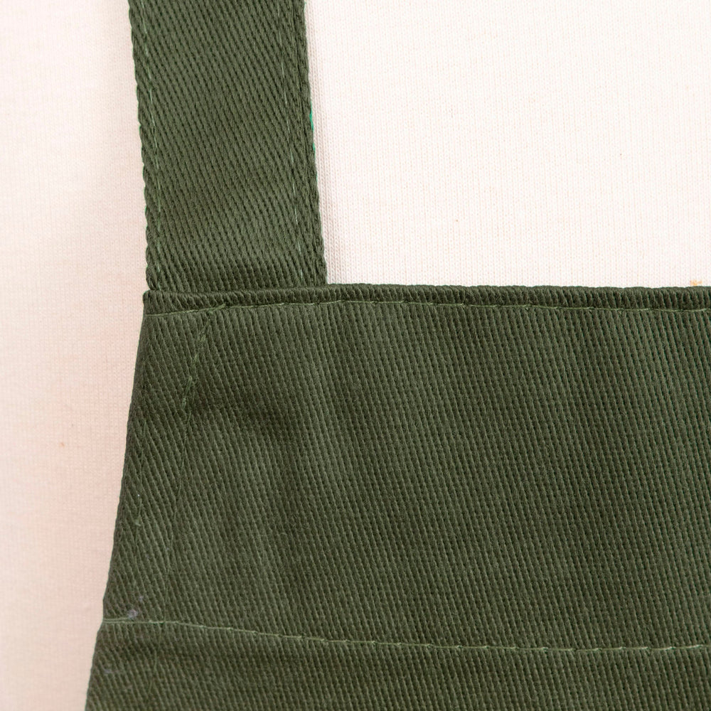 Apron, Bib, Utility, Hunter Green, One Size, Poly/Cotton Blend,1 - 1 EACH