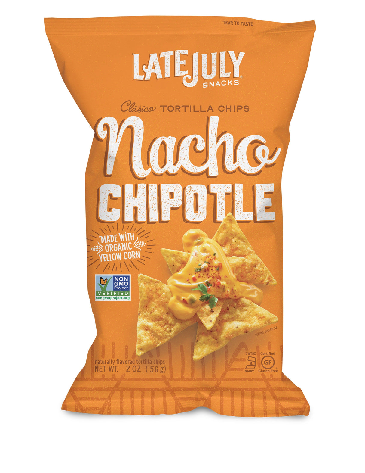 Chips, Tortilla, Nacho Chipotle, Single-Serve,6 - 2 OUNCE