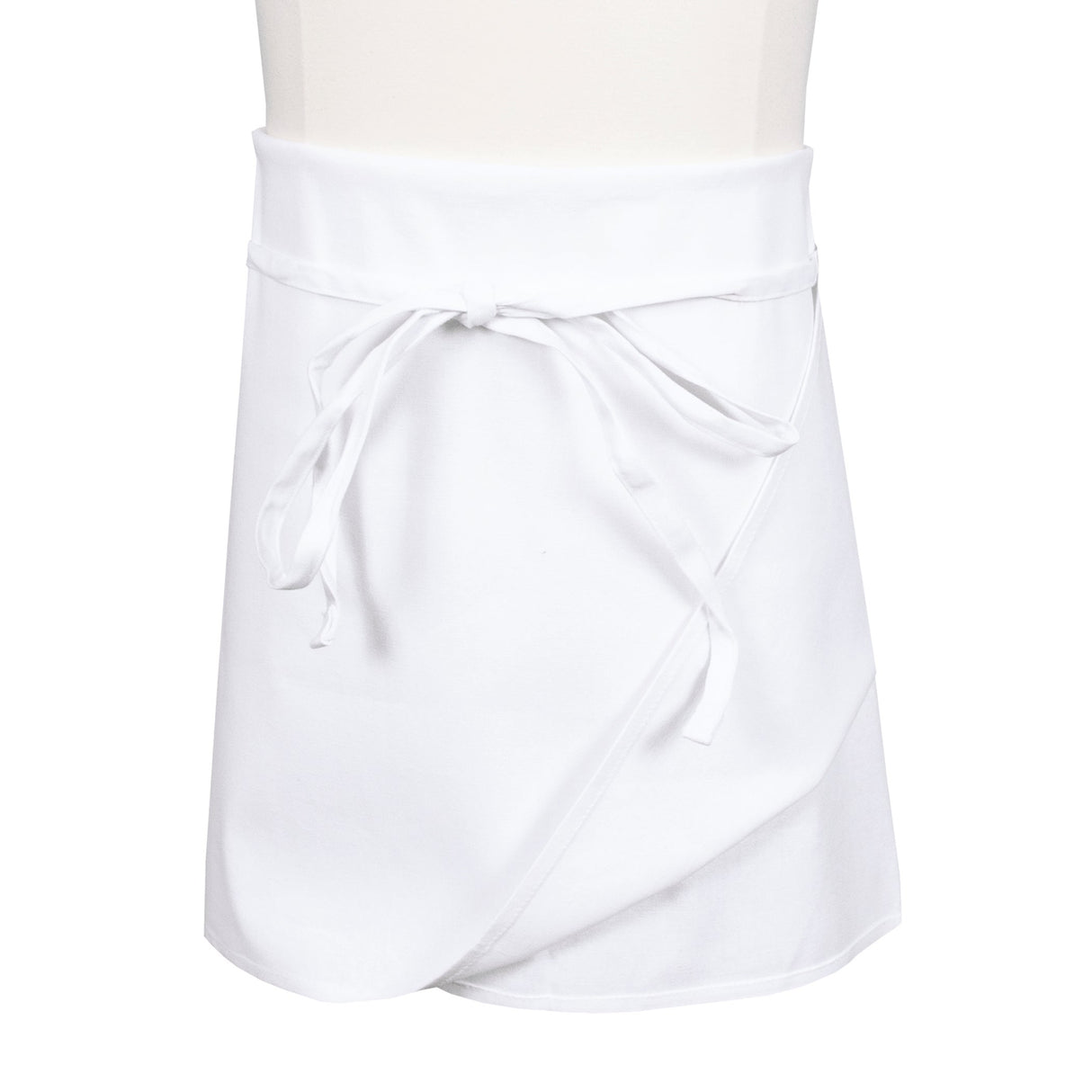 Apron, Waist, Four-Way, White, One Size, Poly/Cotton Blend,1 - 1 EACH