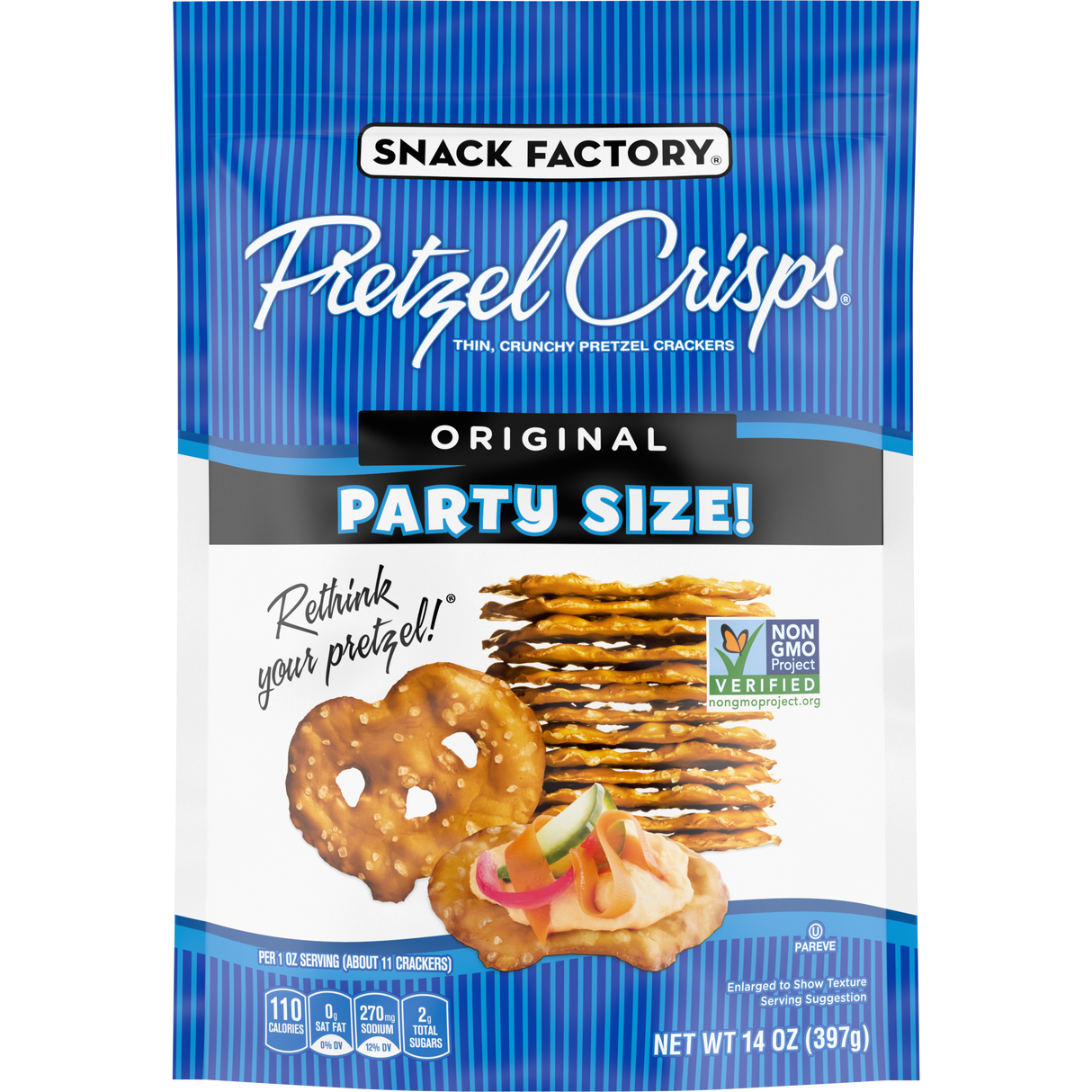 Crisps, Pretzel,12 - 14 OUNCE