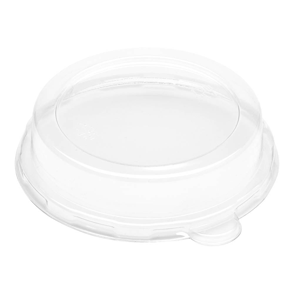 Lids, Dome, Pulp Tek, Plastic, Clear, Round, Fits 12 Ounce Sugarcane Salad Bowls,1 - 100 COUNT