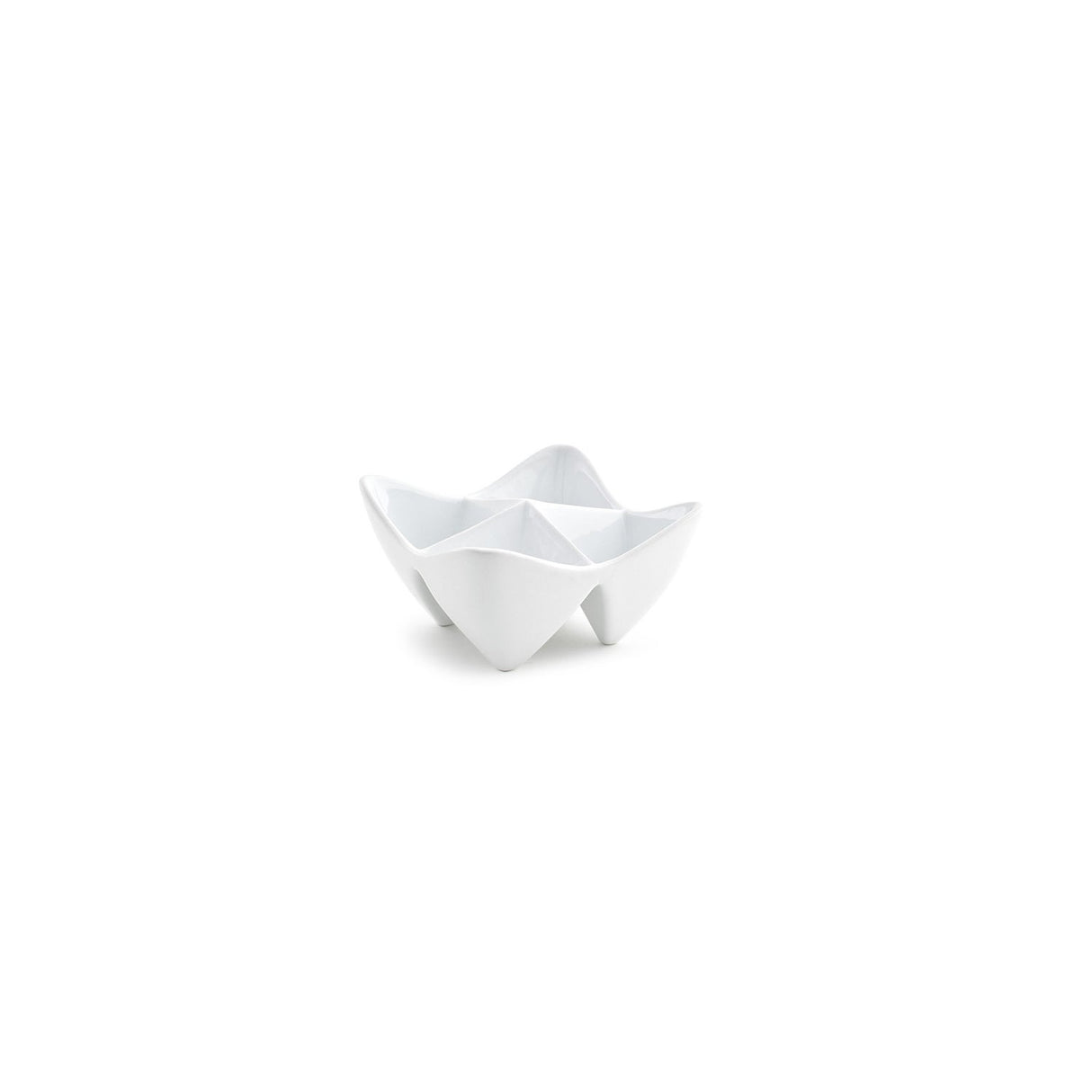Bowls, Pinch, Kyoto, 4.5 Inch, White, Square,6 - 1 COUNT