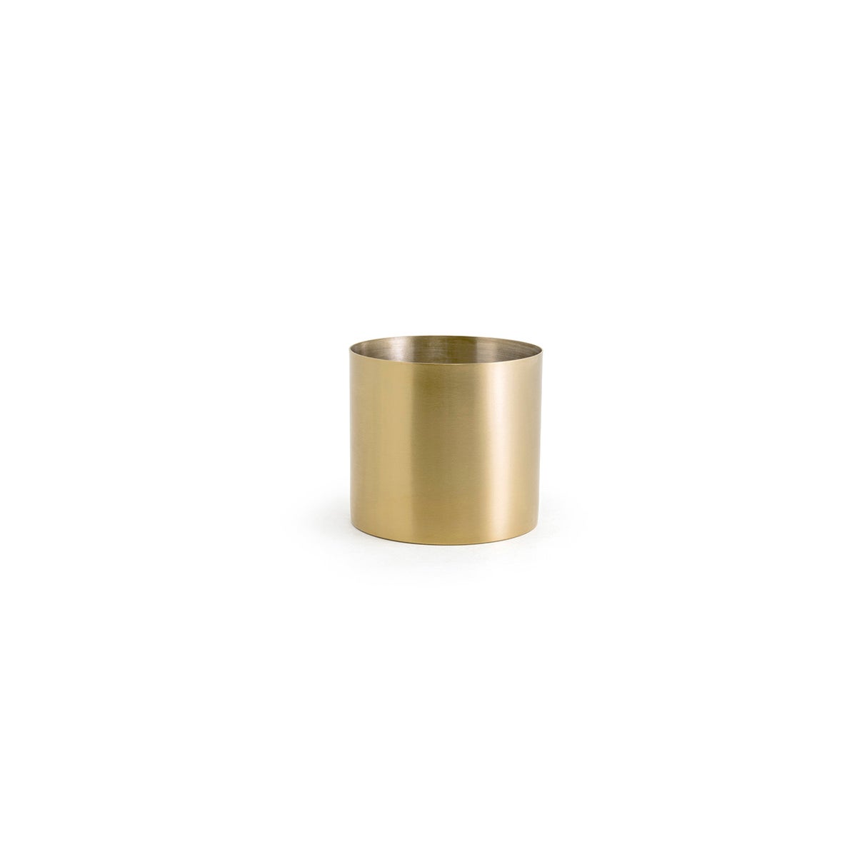 Holders, 14 Ounce 3.25 Inch, Round, Matte Brass, Stainless Steel,6 - 1 COUNT