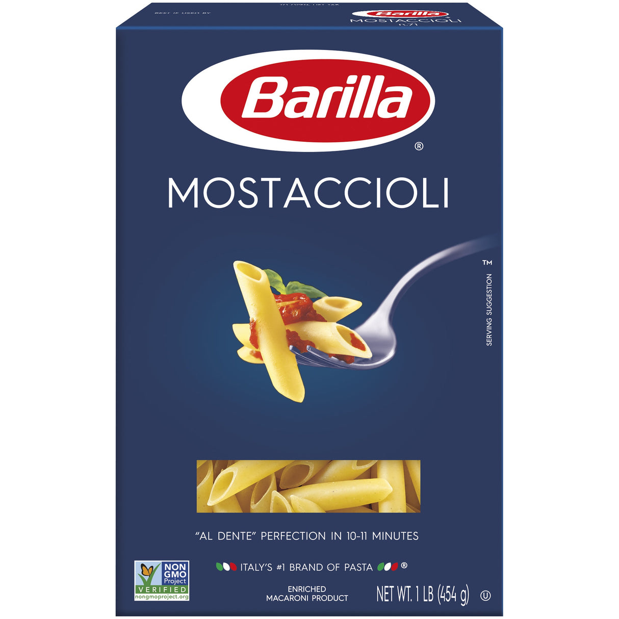 Pasta, Mostaccioli, Semolina,12 - 16 OUNCE