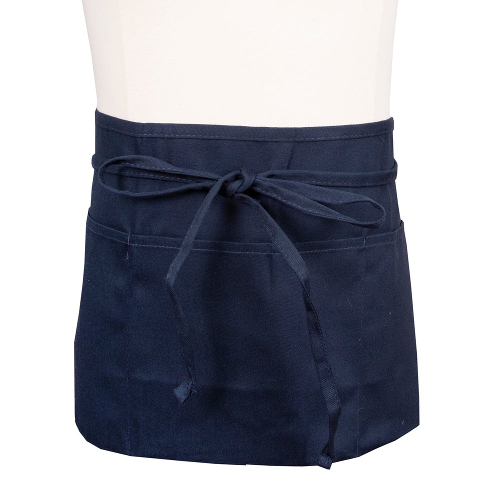 Apron, Waist, Front of the House, Navy Blue, One Size, Poly/Cotton Blend,1 - 1 EACH