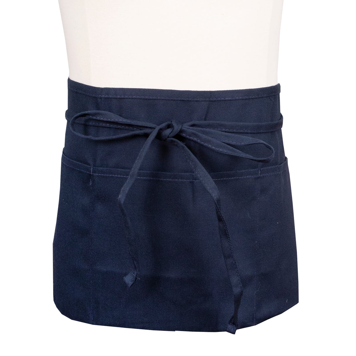 Apron, Waist, Front of the House, Navy Blue, One Size, Poly/Cotton Blend,1 - 1 EACH