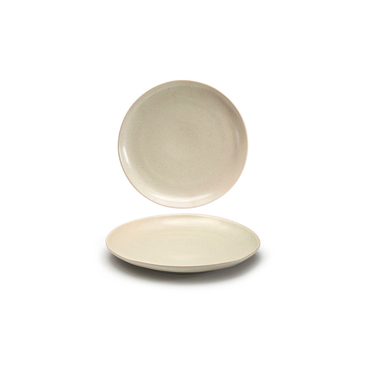 Plates, Porcelain, 11 Inch, Mushroom, Round,6 - 1 COUNT