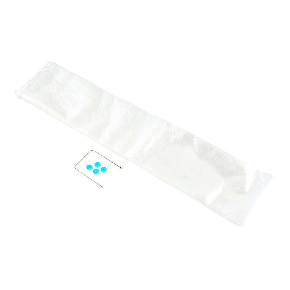 Bags, Bread, Bag Tek 6 x 28 Inch, Plastic, Clear, Micro-Perforated, with Wicket Dispenser,1 - 250 COUNT