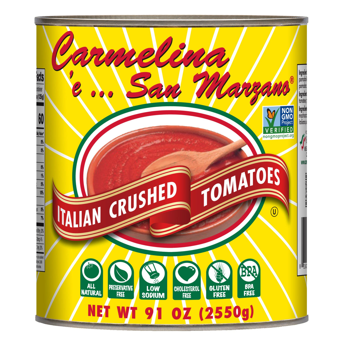 Tomato Puree, Italian, Crushed,2 - 91 OUNCE