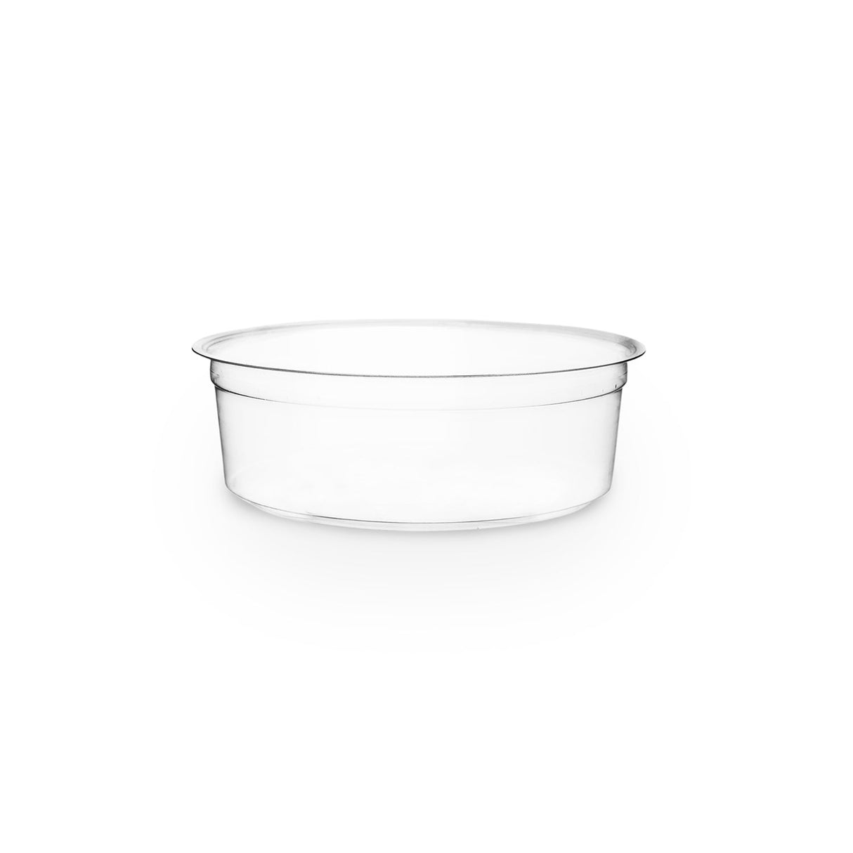 Containers, Deli, 8 Ounce, Plastic, Clear, Round, PLA, Compostable,10 - 50 COUNT