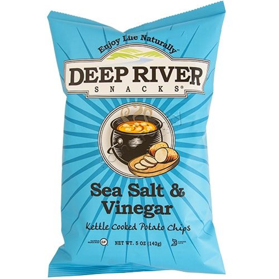 Chips, Potato, Kettle, Salt & Vinegar, Single-Serve,12 - 5 OUNCE