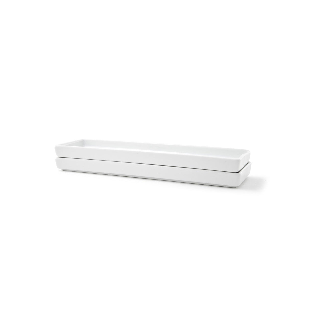 Servers, Mod, 9.75 x 2.75 x 0.75 Inch, White, Undecorated,12 - 1 EACH