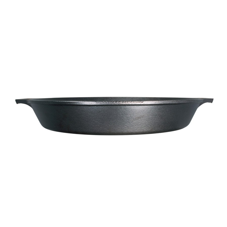 Skillet, 17 Inch, Pre-Seasoned, Cast Iron, with Loop Handles, 17 Linear Inch,1 - 1 EACH