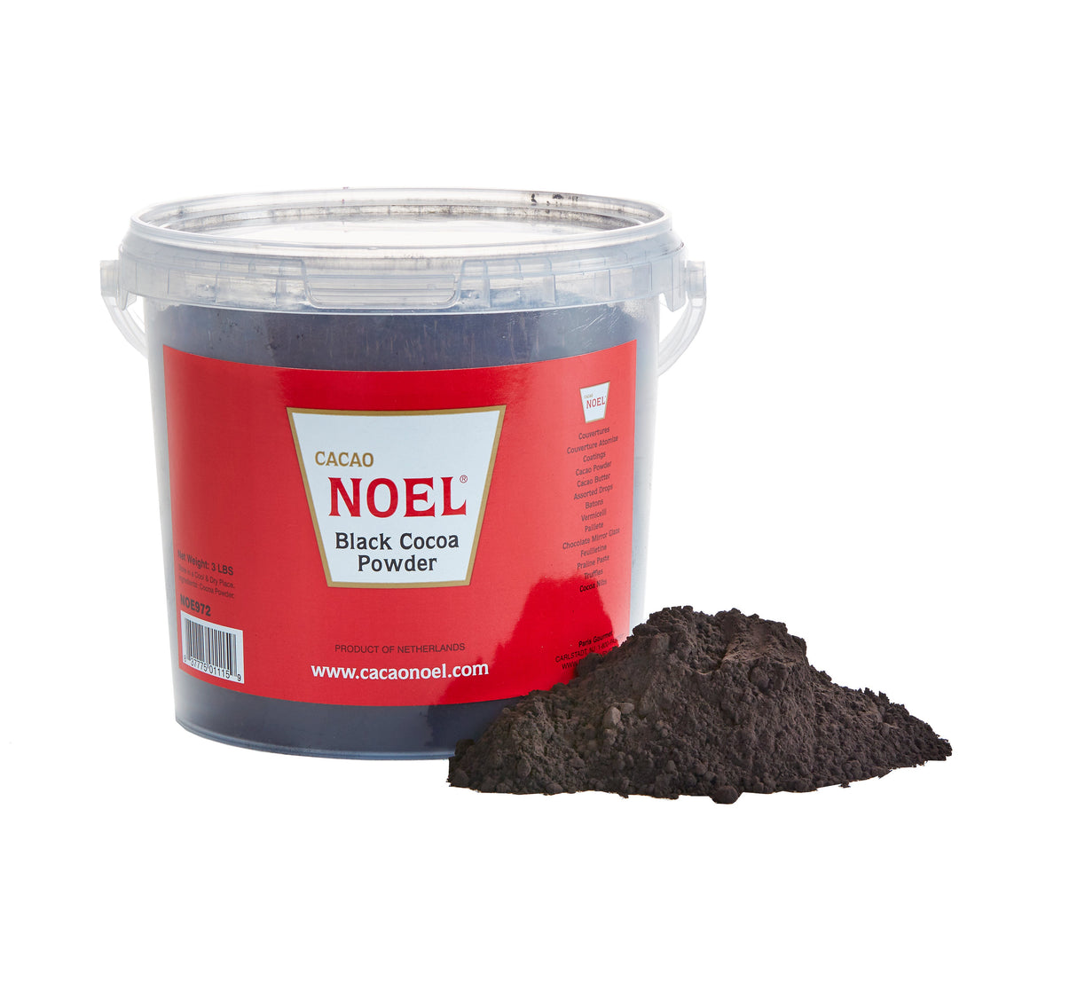 Cocoa Powder, Black,1 - 3 POUND