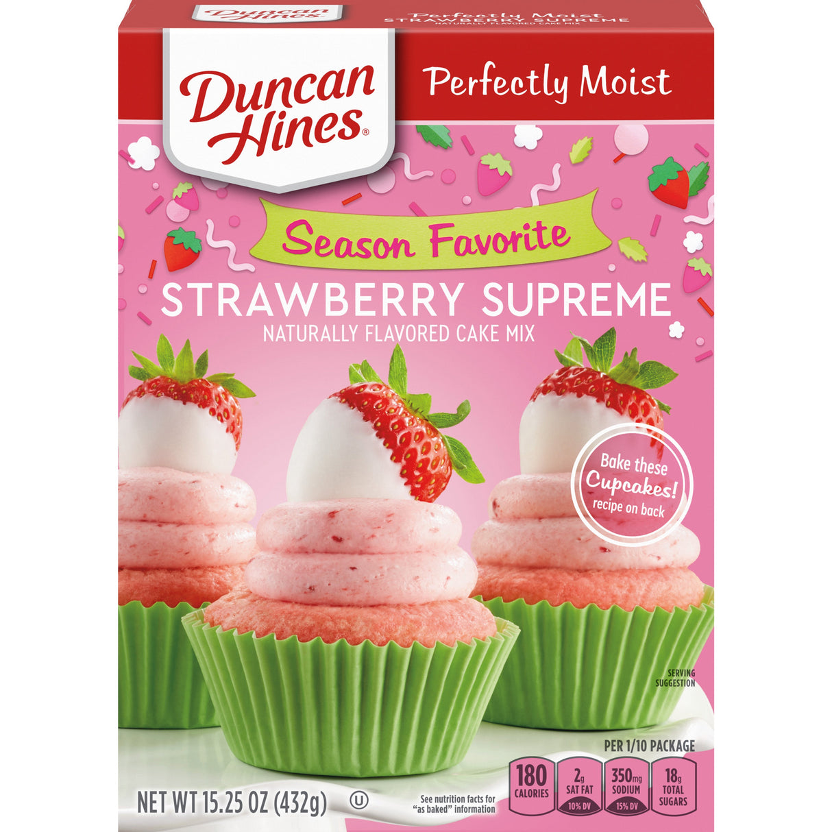 Mix, Cake, Signature, Strawberry Supreme,12 - 15.25 OUNCE