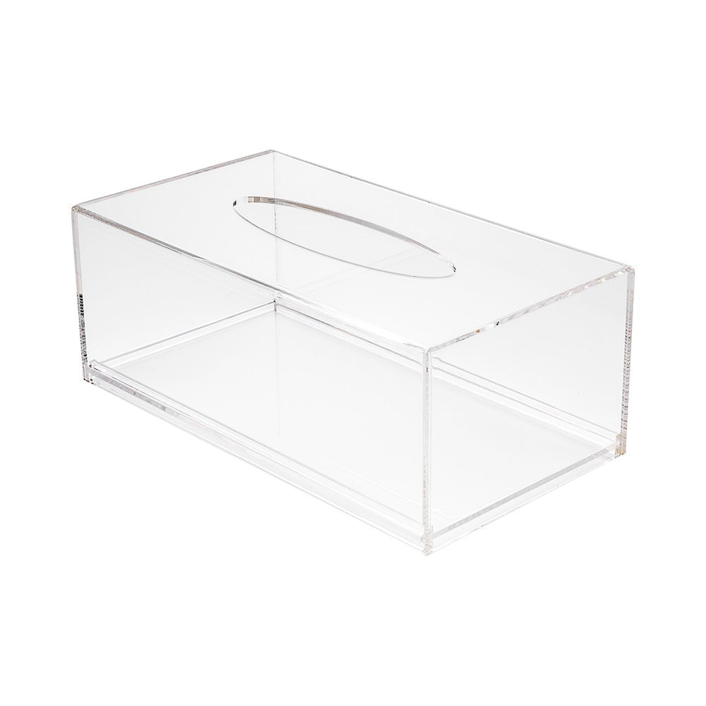 Tissue Box, 8.75 x 4.75 x 3.25 Inch, Clear, Acrylic,1 - 1 EACH