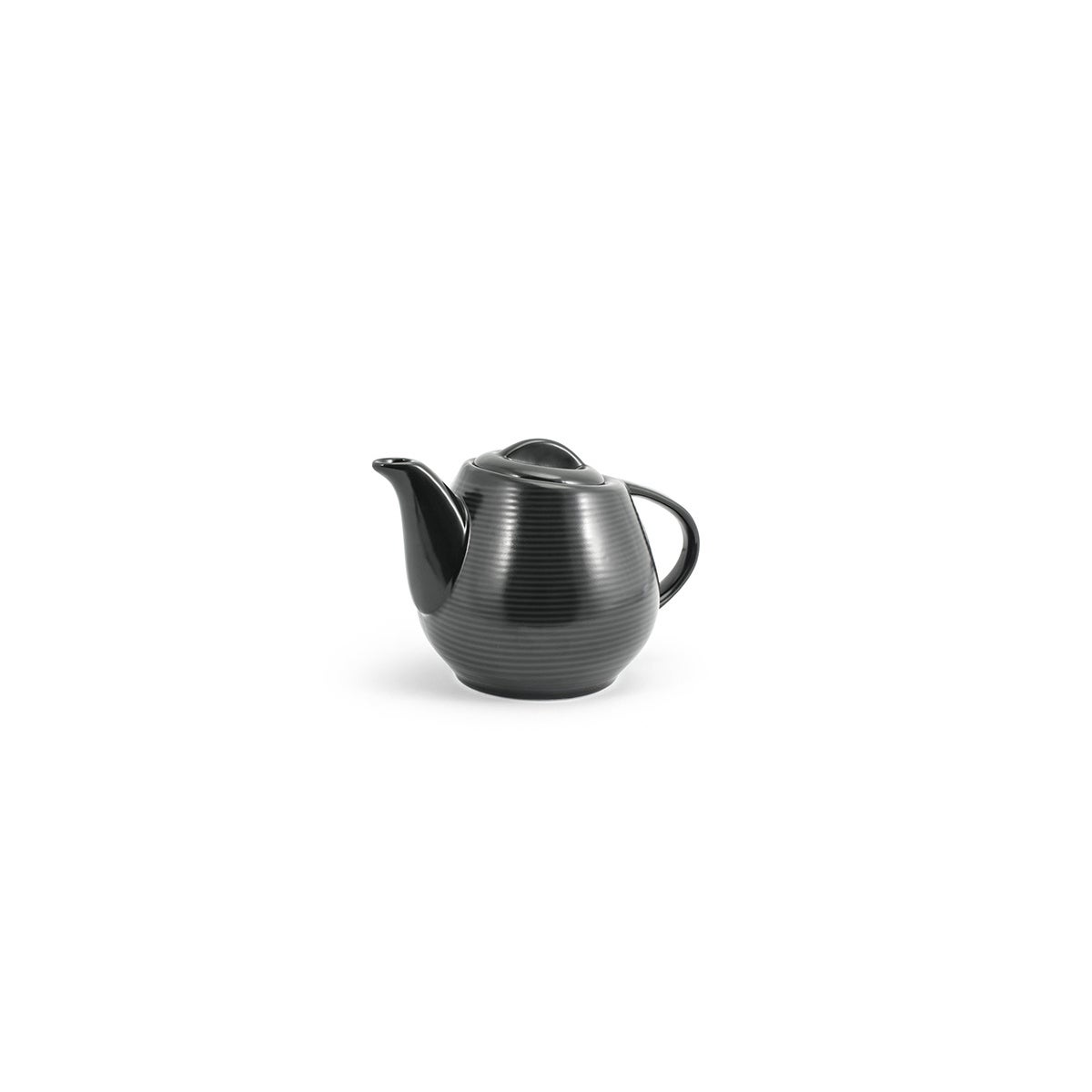Teapots, Porcelain, 15 Ounce, Ink, Round,6 - 1 COUNT