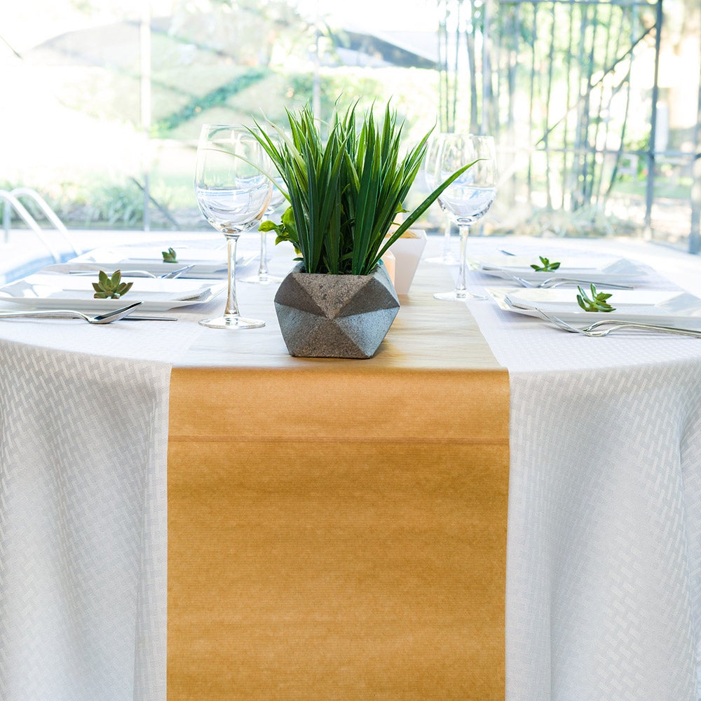 Table Runners, 16 x 98 Inch, Paper, Kraft, Recyclable,1 - 1 EACH