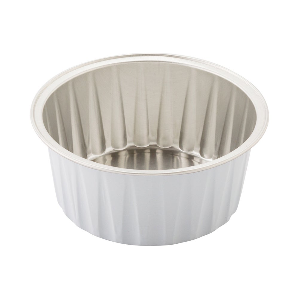 Cups, Baking, 4 Ounce 3.25 x 3.25 x 1.5 Inch, Aluminum, White, Round,1 - 100 COUNT