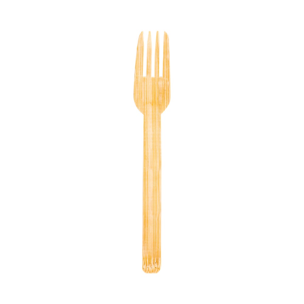 Forks, Bamboo, Natural, 6.75 Inch, Biodegradeable,1 - 500 COUNT