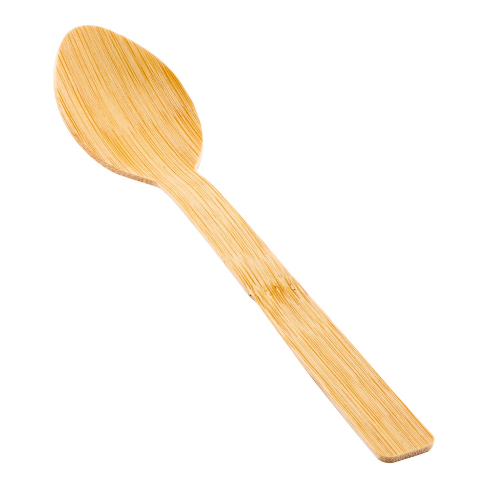 Spoons, Bamboo, Natural, 6.75 Inch, Biodegradeable,1 - 500 COUNT