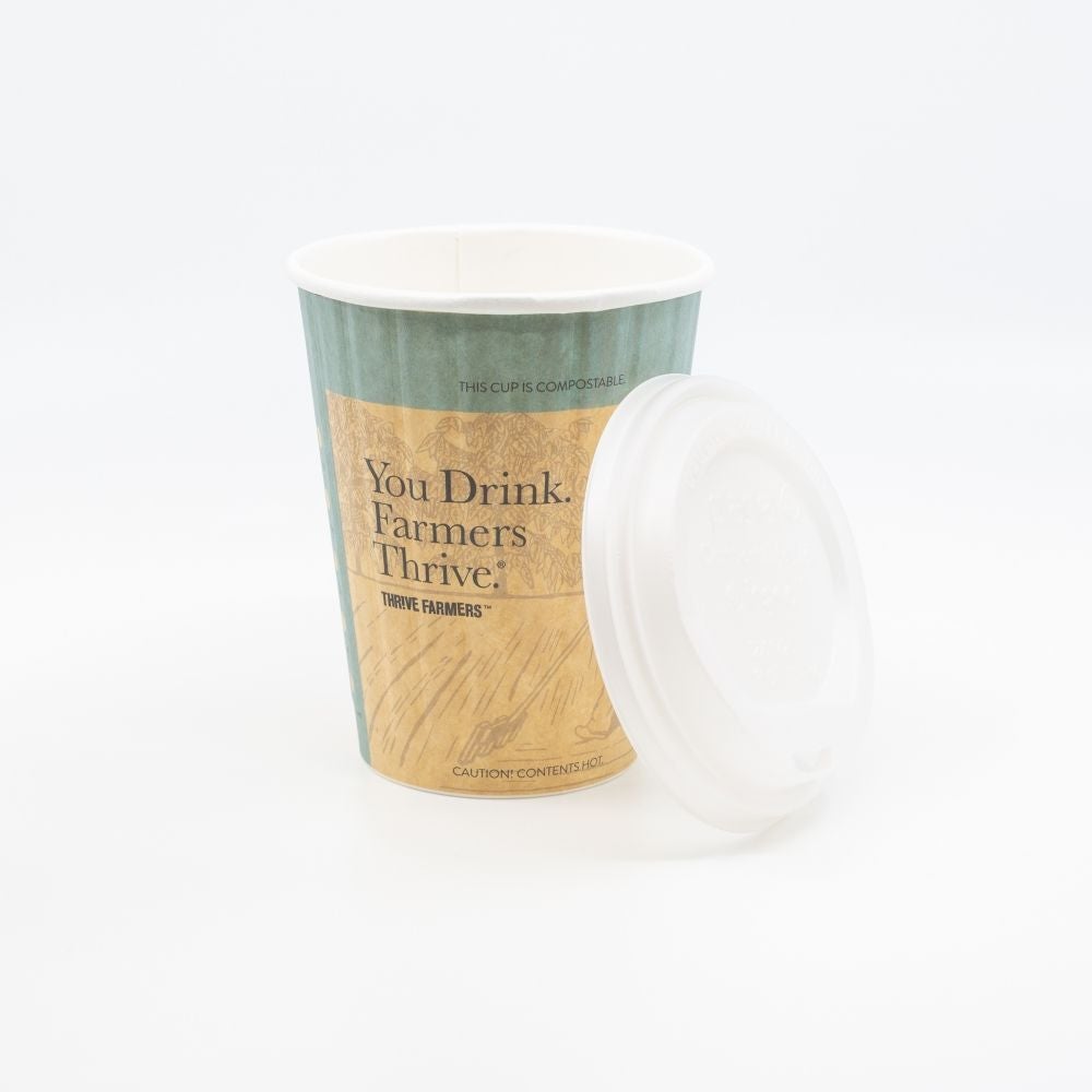 Lids, Plastic, for 12 or 16 Ounce Hot Cups,20 - 50 COUNT