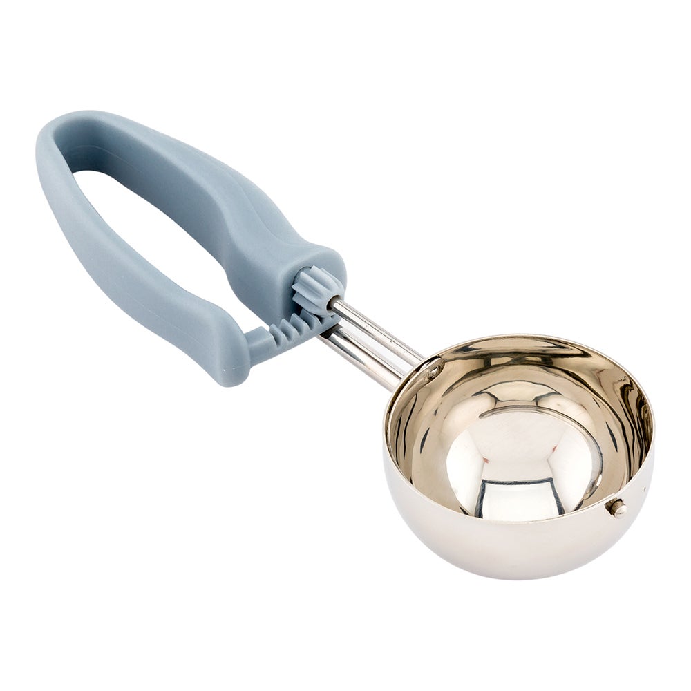 Scoop, Portion, #8, Stainless Steel, with Gray Ambidextrous Handle,1 - 1 EACH