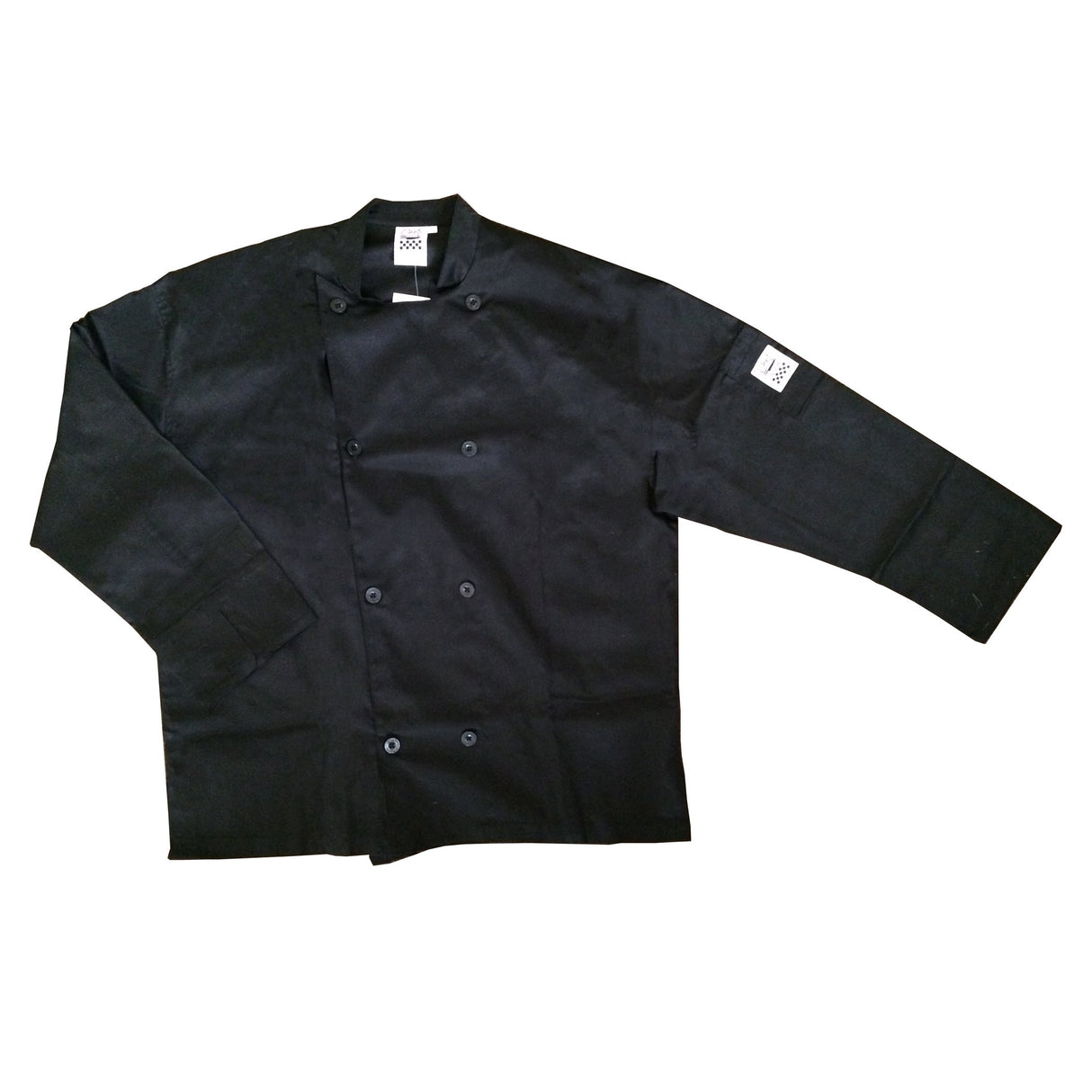 Jacket, Chef, Performance Series, Black, Large, Poly/Cotton Blend,1 - 1 EACH