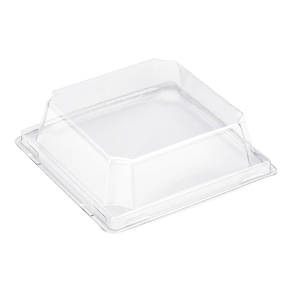 Lids, Dome, Plastic, Clear, for Small Tetra Sushi Container,1 - 100 COUNT