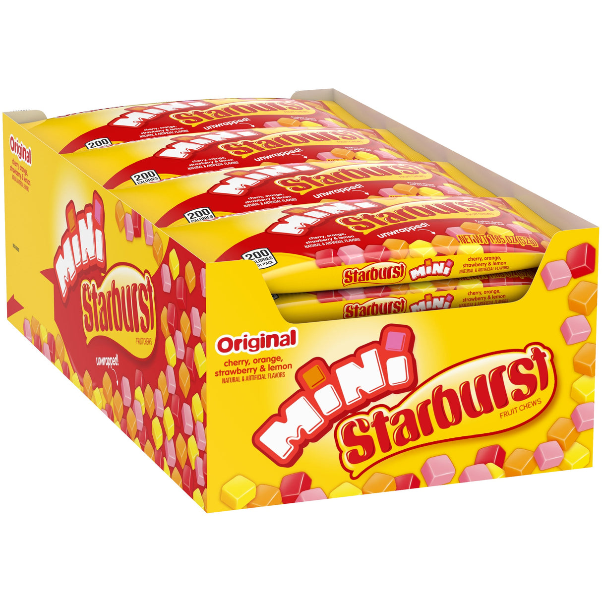 Candy, Chewy, Mini, Original Fruit, 1.85 Ounce,12 - 24 COUNT