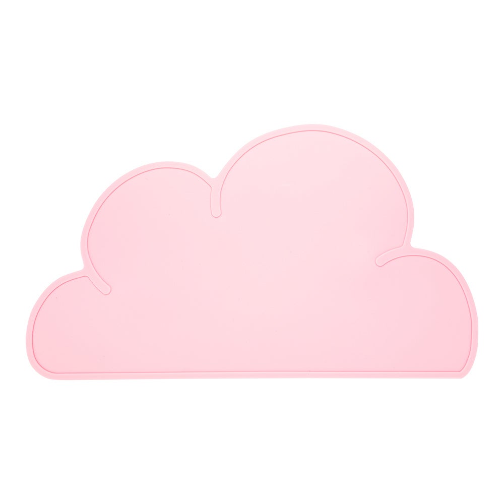 Placemats, RW Kids 18.75 x 10.5 Inch, Cloud, Pink, Silicone, Non-Slip,1 - 1 EACH