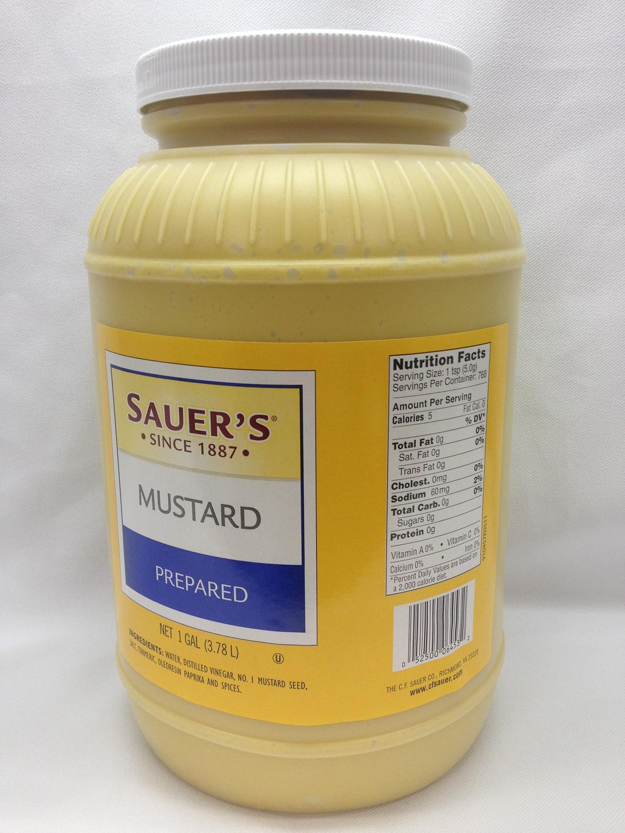 Mustard, Prepared,4 - 1 GALLON