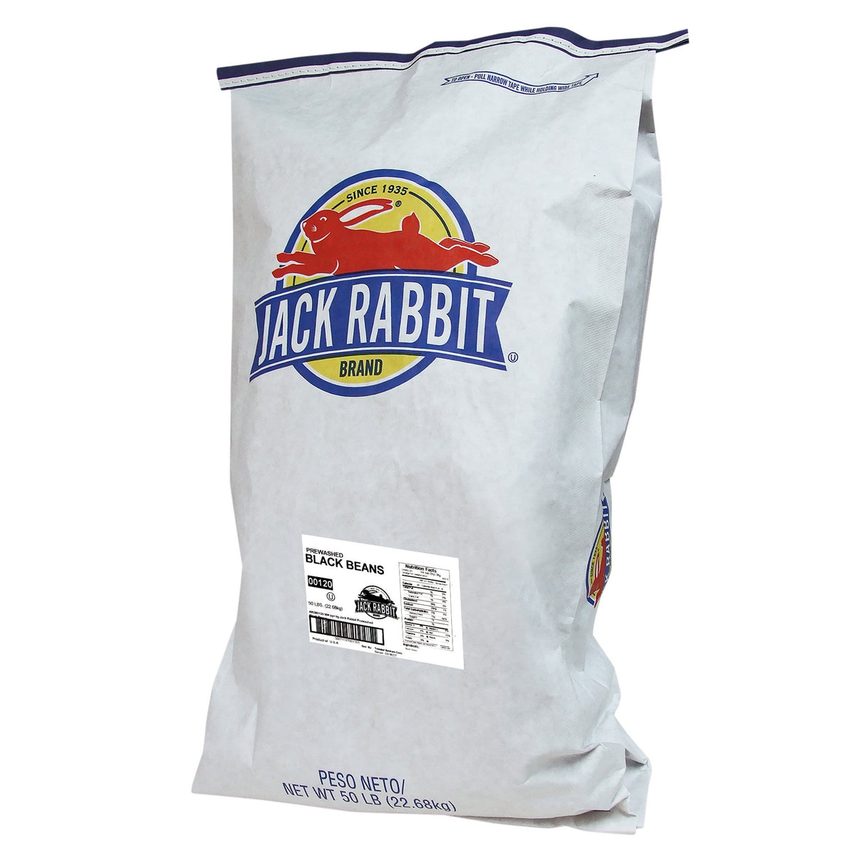 Beans, Black, Prewashed, Dry-Packed,1 - 50 POUND