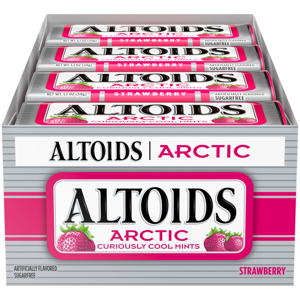 Mints, Arctic Strawberry, Individual Tin,12 - 8 COUNT