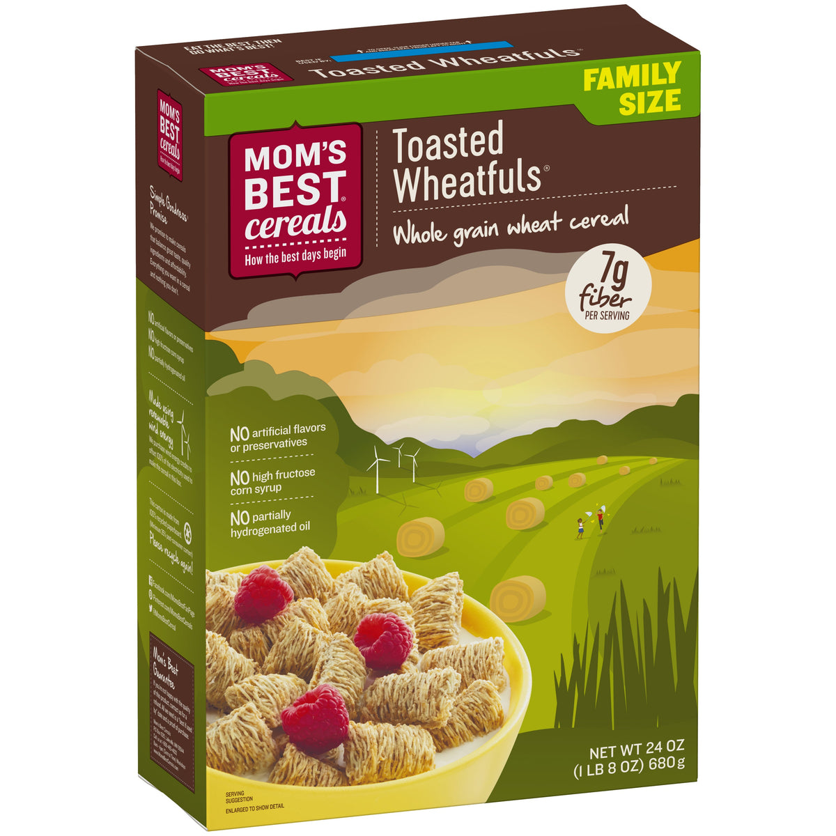 Cereal, Toasted Wheatfuls, Bulk,12 - 24 OUNCE