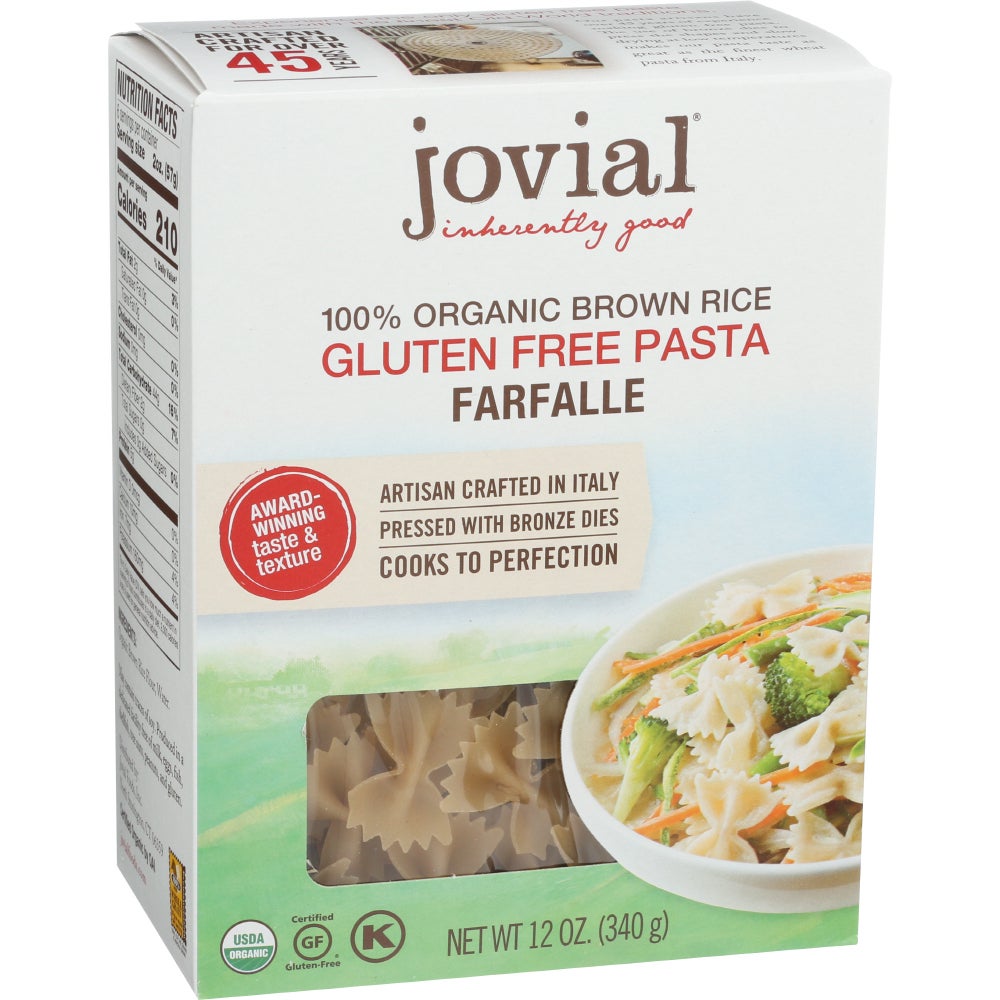 Pasta, Farfalle, Brown Rice,12 - 12 OUNCE