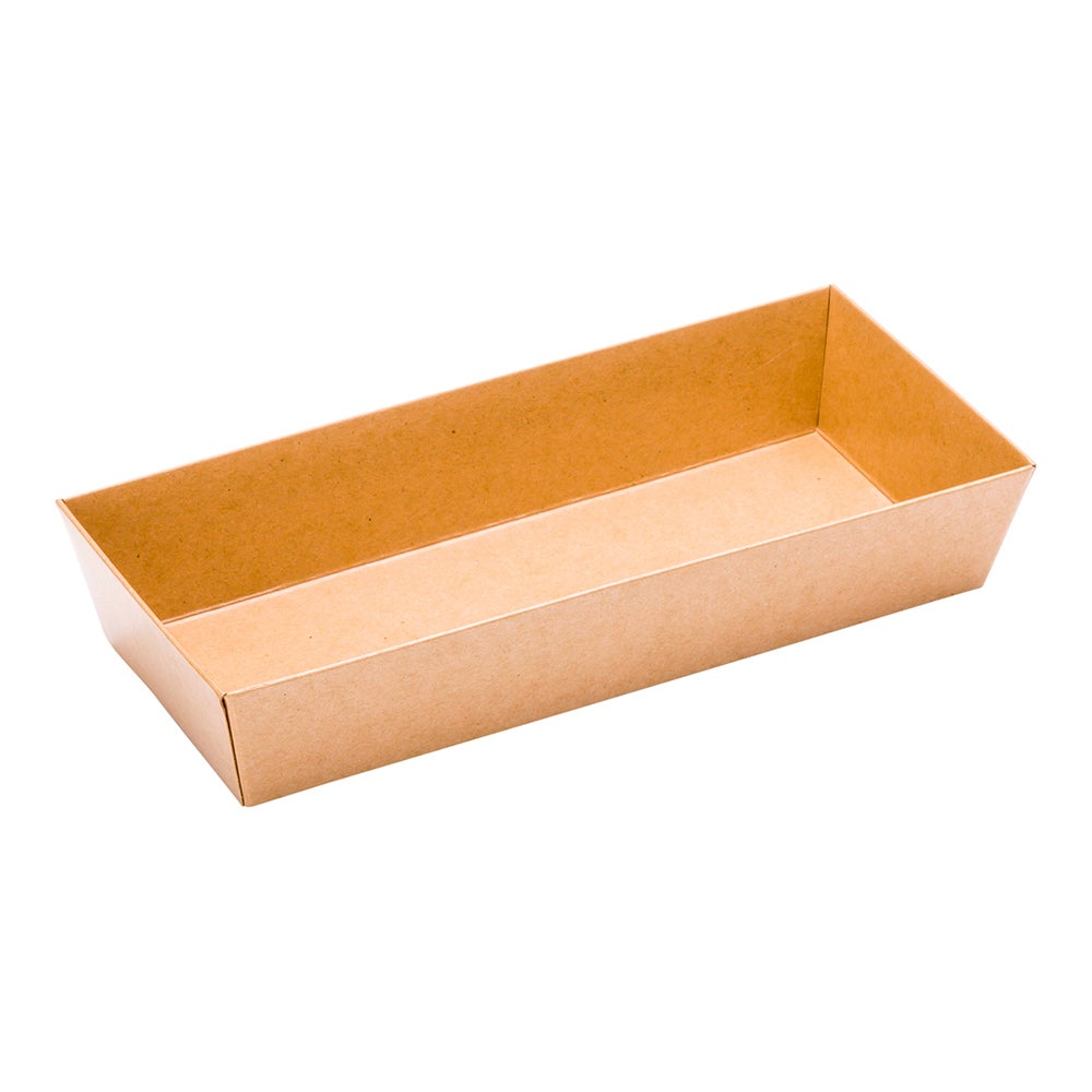 Containers, Sushi, 7 x 2.75 x 1.5 Inch, Paper, Kraft, Rectangle,1 - 100 COUNT