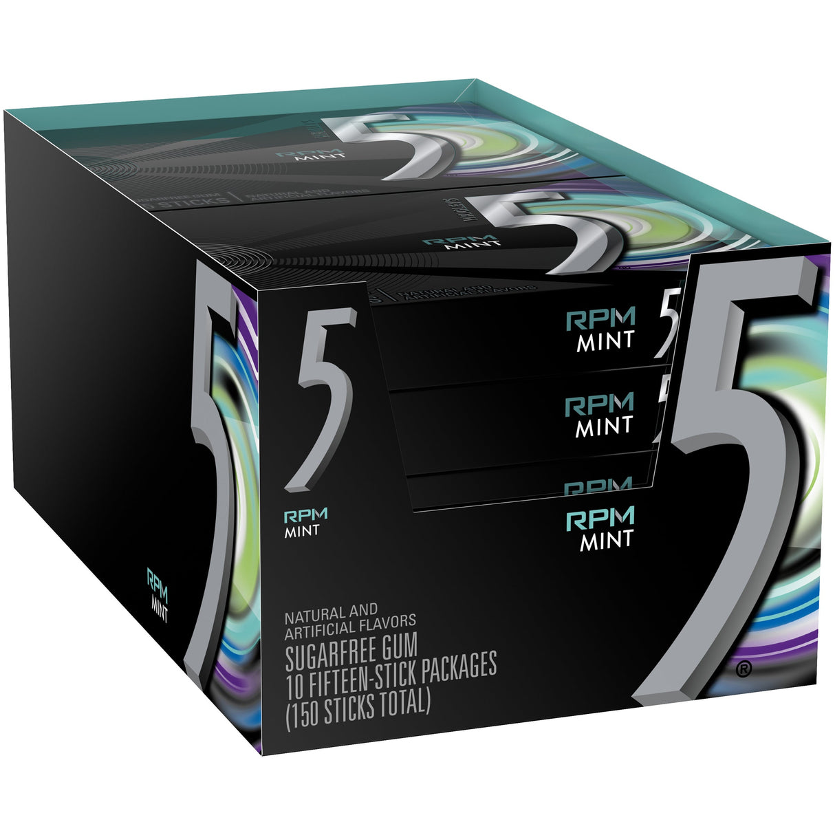 Chewing Gum, RPM Mint, Sugar-Free,12 - 10 COUNT