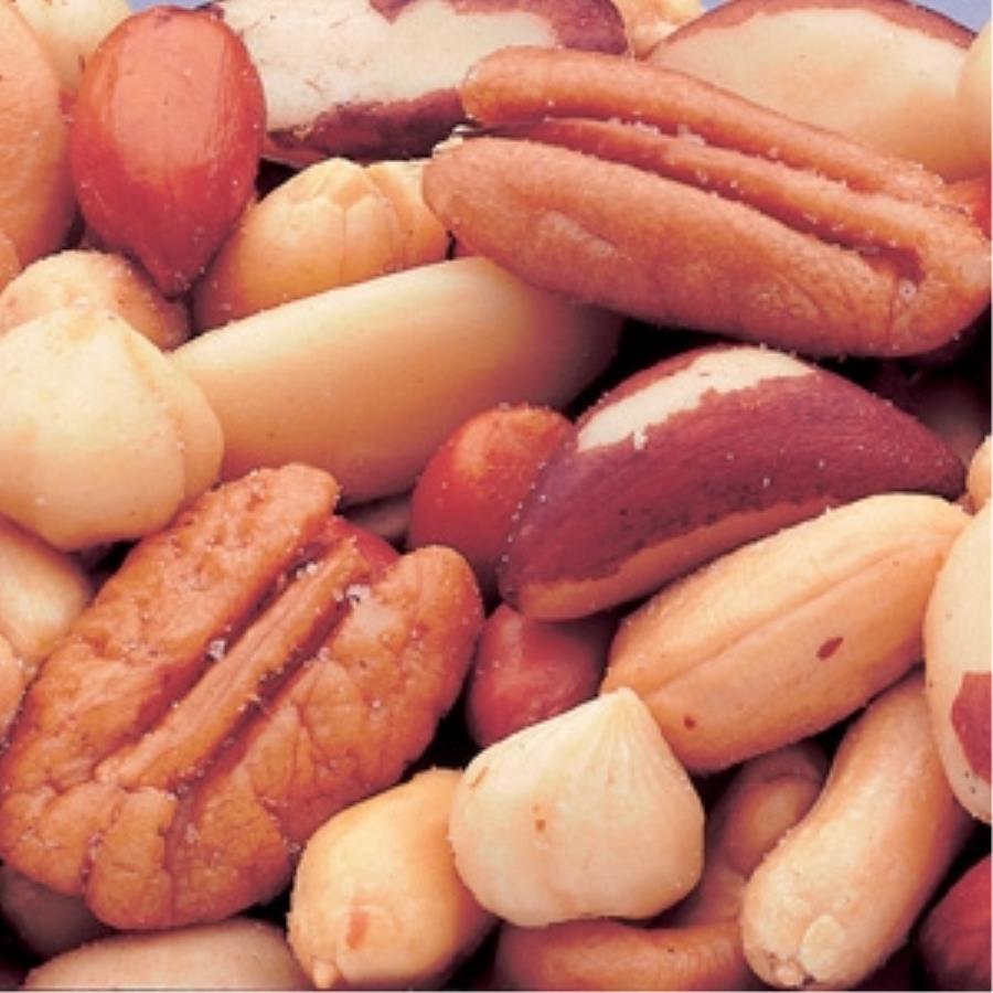 Nuts, Mixed, Oil-Roasted Salted, with Peanuts,6 - 2.38 POUND