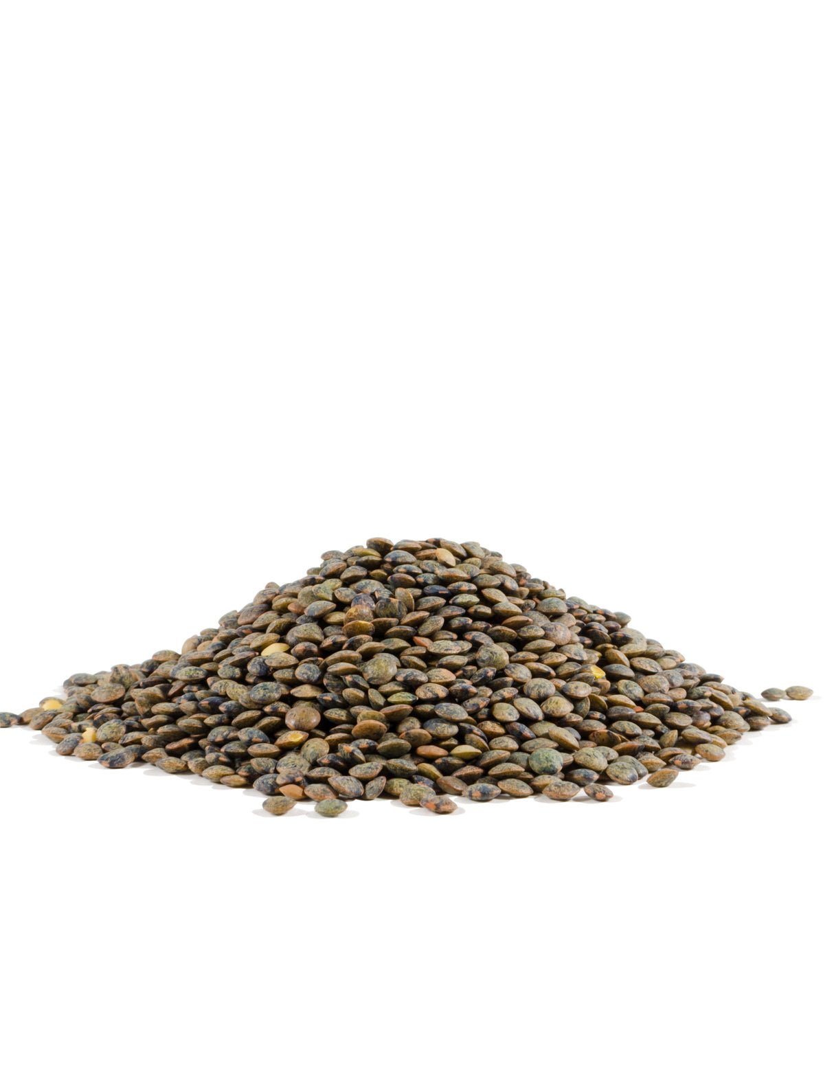 Lentils, Green, Petite French, Dry-Packed,4 - 24 OUNCE