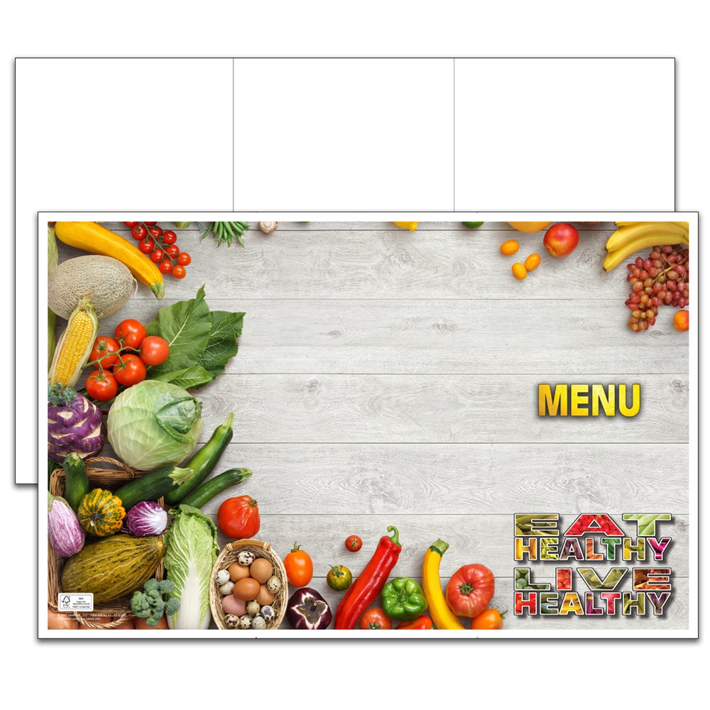 Menu Jackets, 11 x 17 Inch, Blank,1 - 250 COUNT
